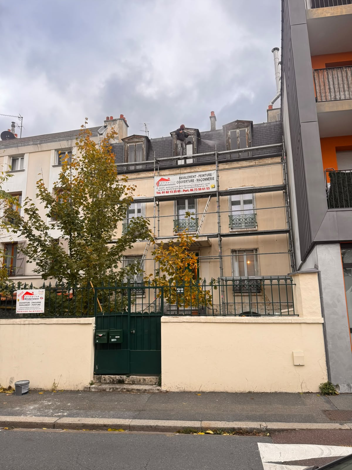 traitement ou réparation des fissures