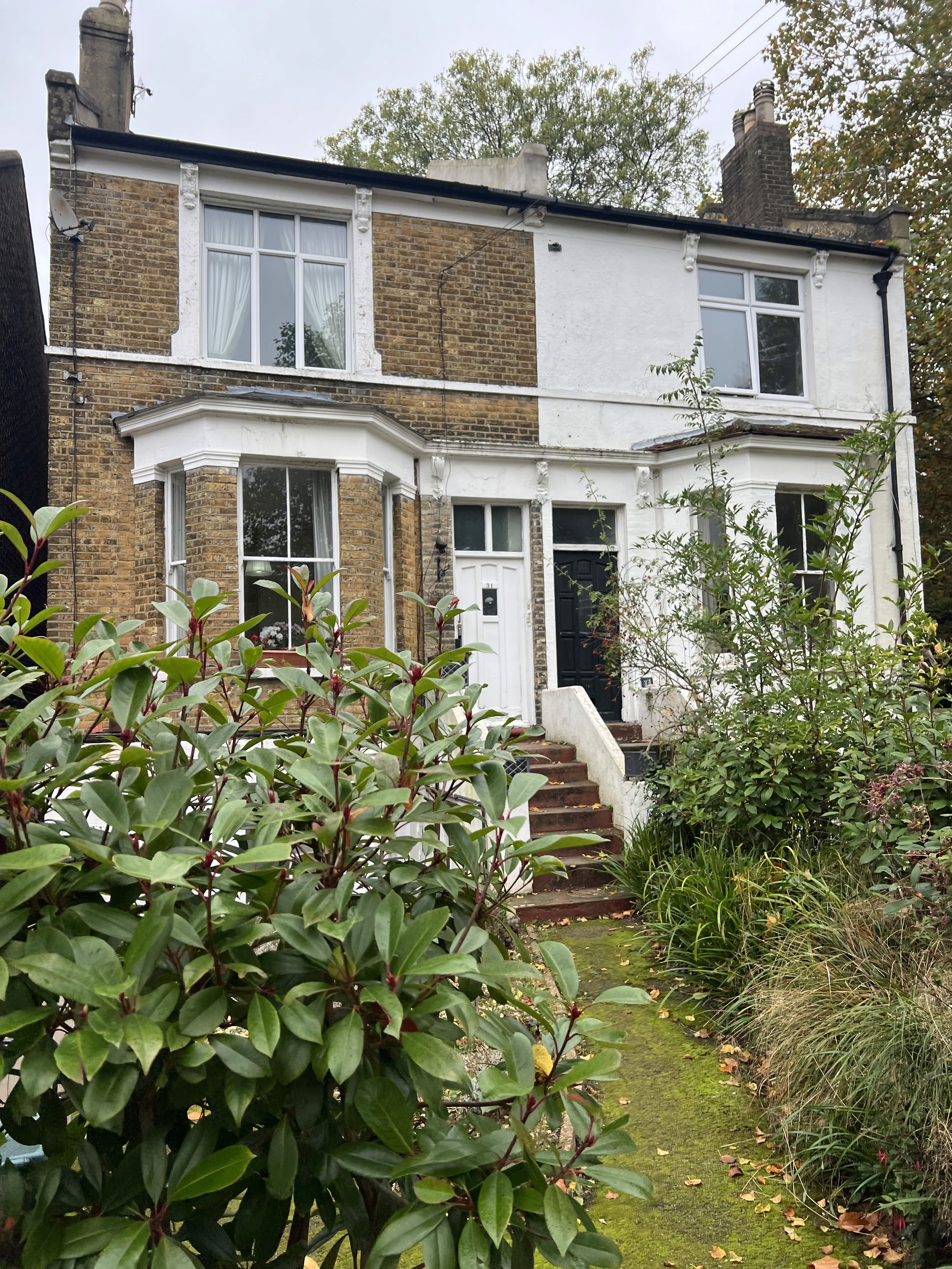 Exterior of Victorian conversion flat in SE20
