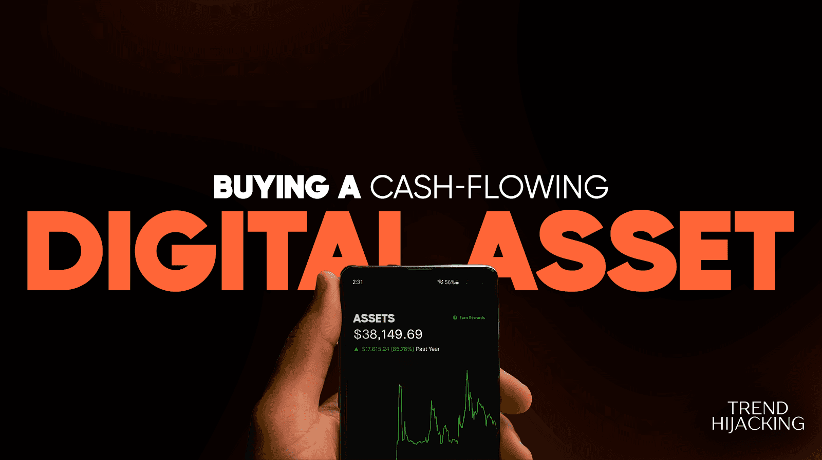 buying a cash-flowing digital asset