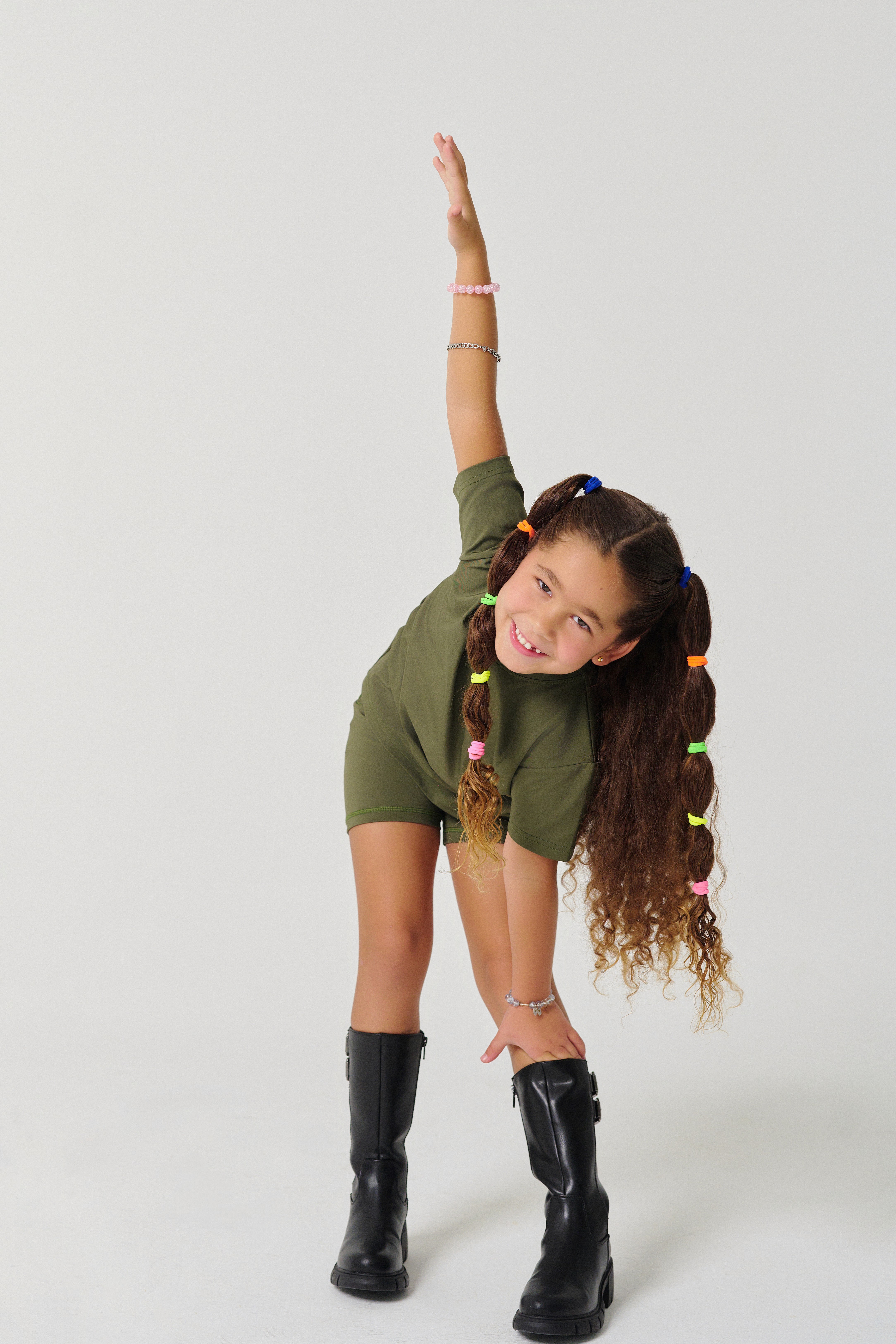 Friends laughing and posing inside a car