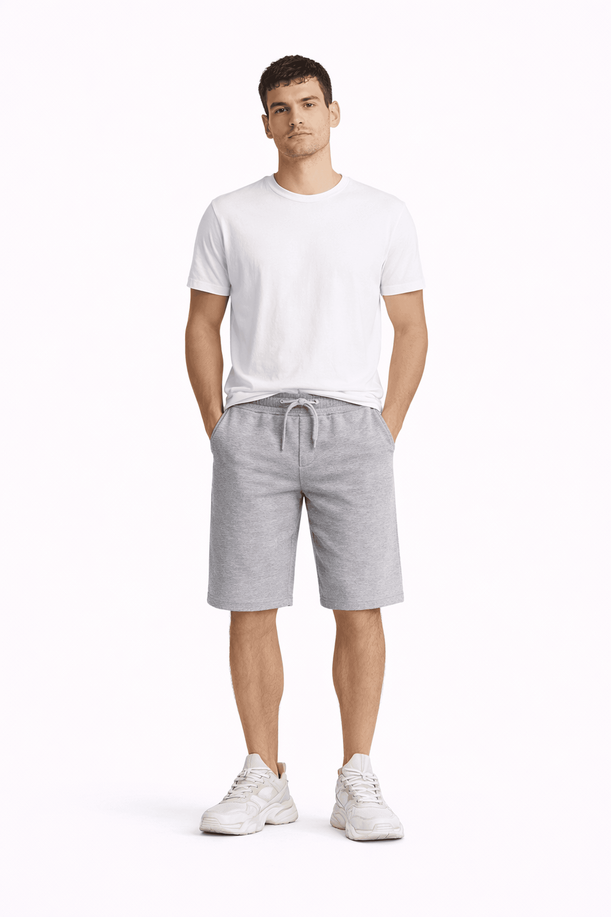 black and white crew neck t-shirt
