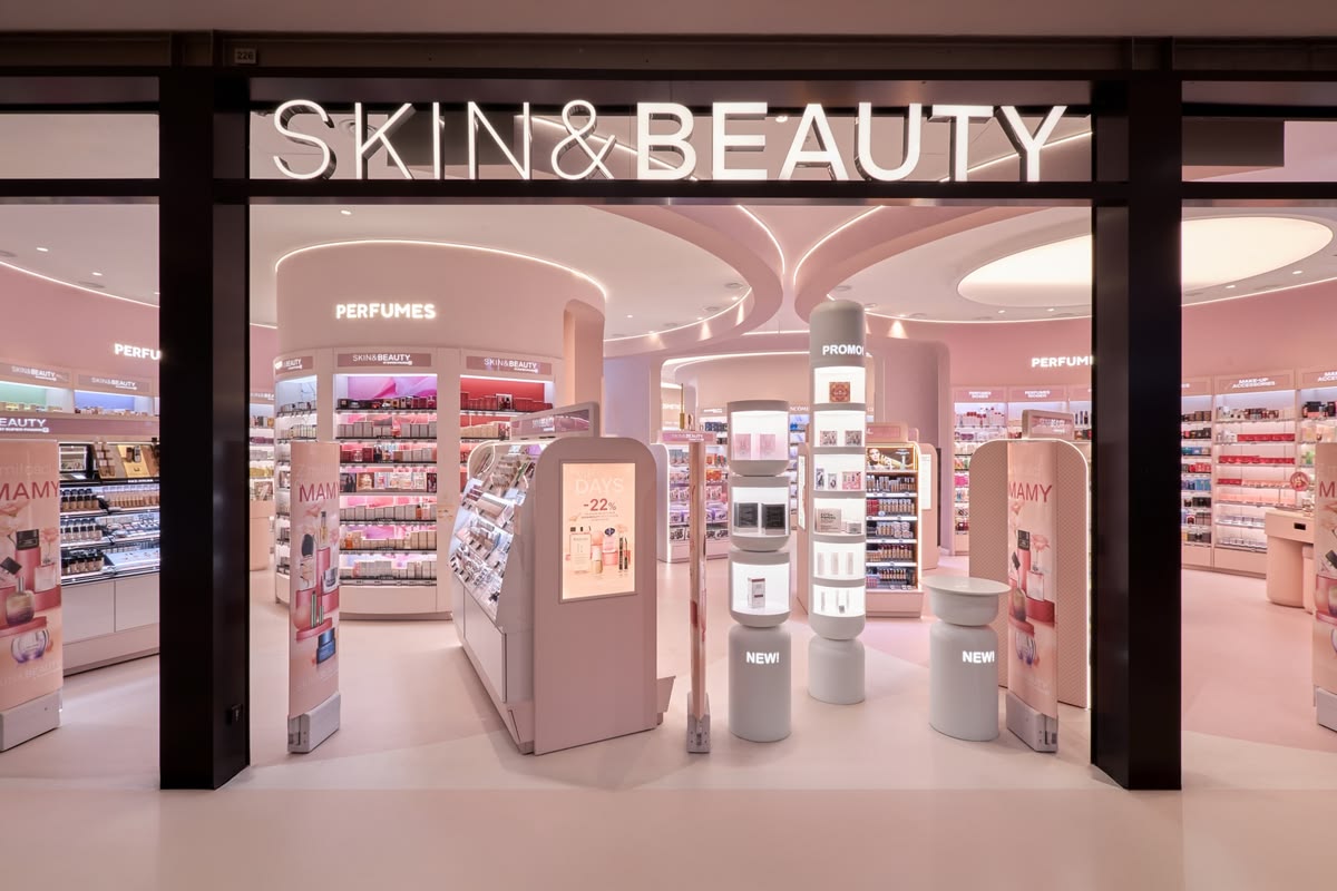 機場零售店護膚品美妝店裝修