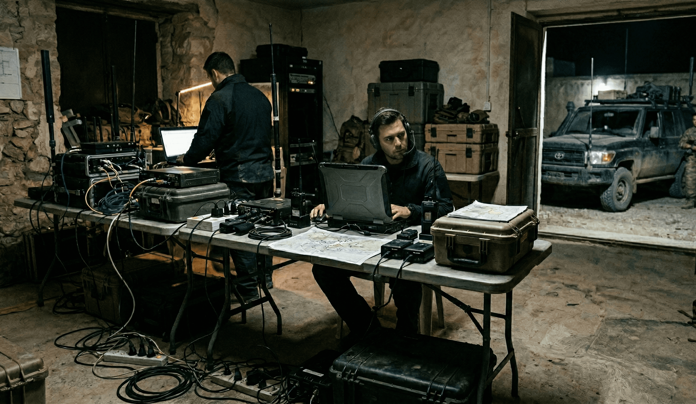 comms operators in remote cell