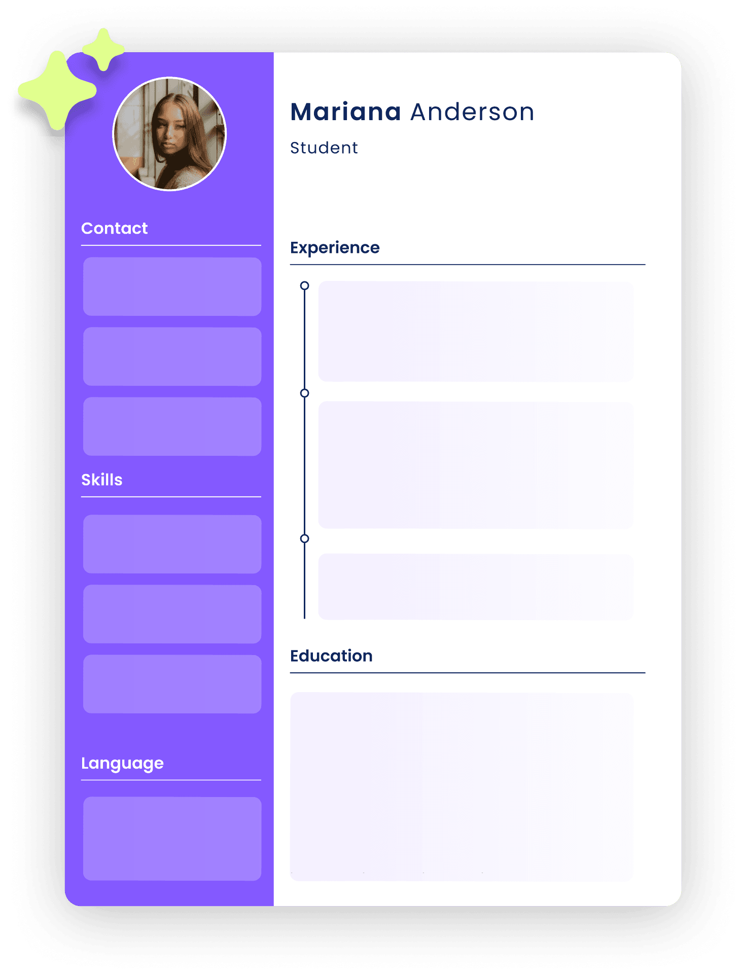 AI-generated CV that updates automatically