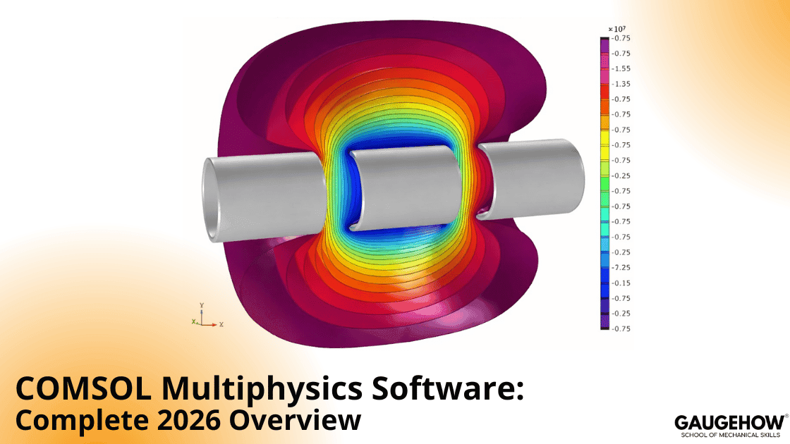COMSOL magnetic field simulation result plot