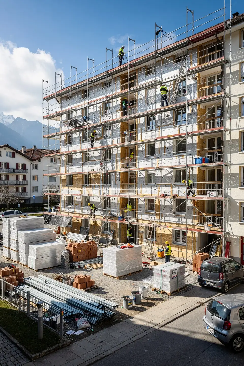 Chantier rénovation résidentiel Suisse romande forte demande artisans