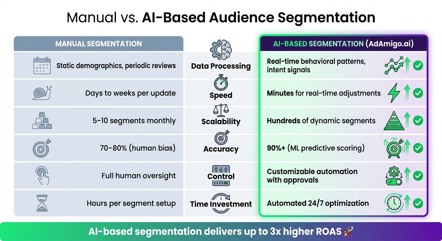 Manual vs AI-Based Audience Segmentation Comparison