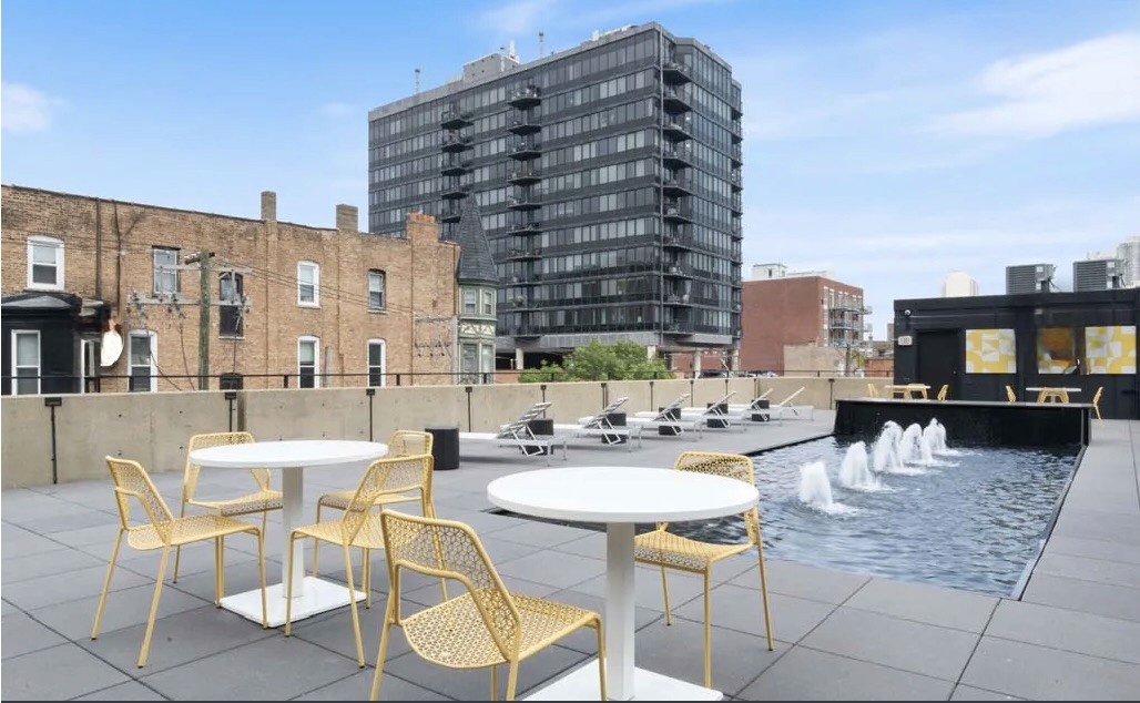 rooftop fountain