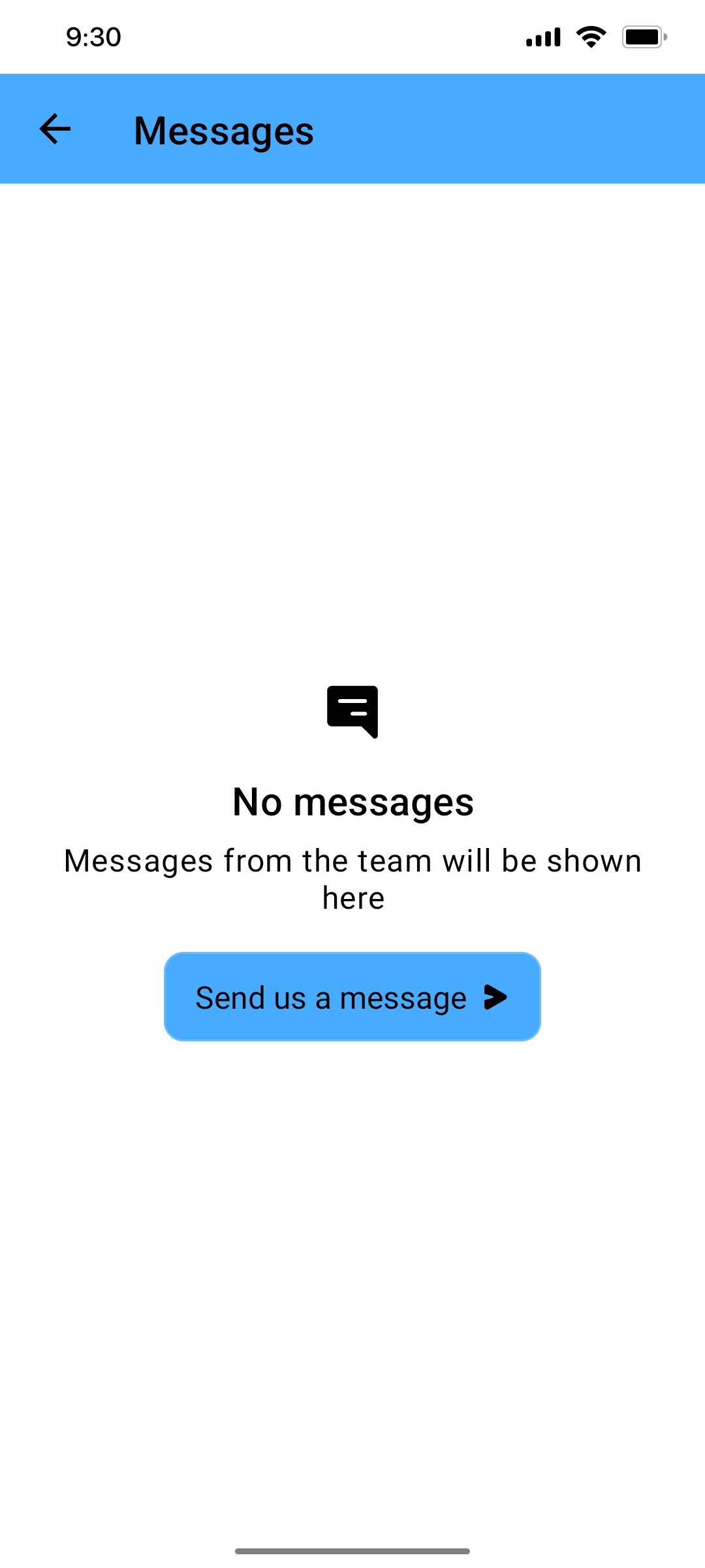 Popl Message Screen
