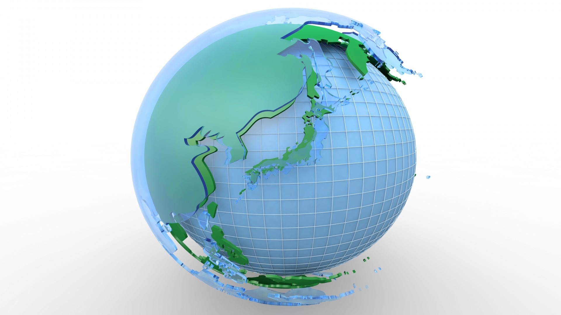 ガラスで覆われた地球