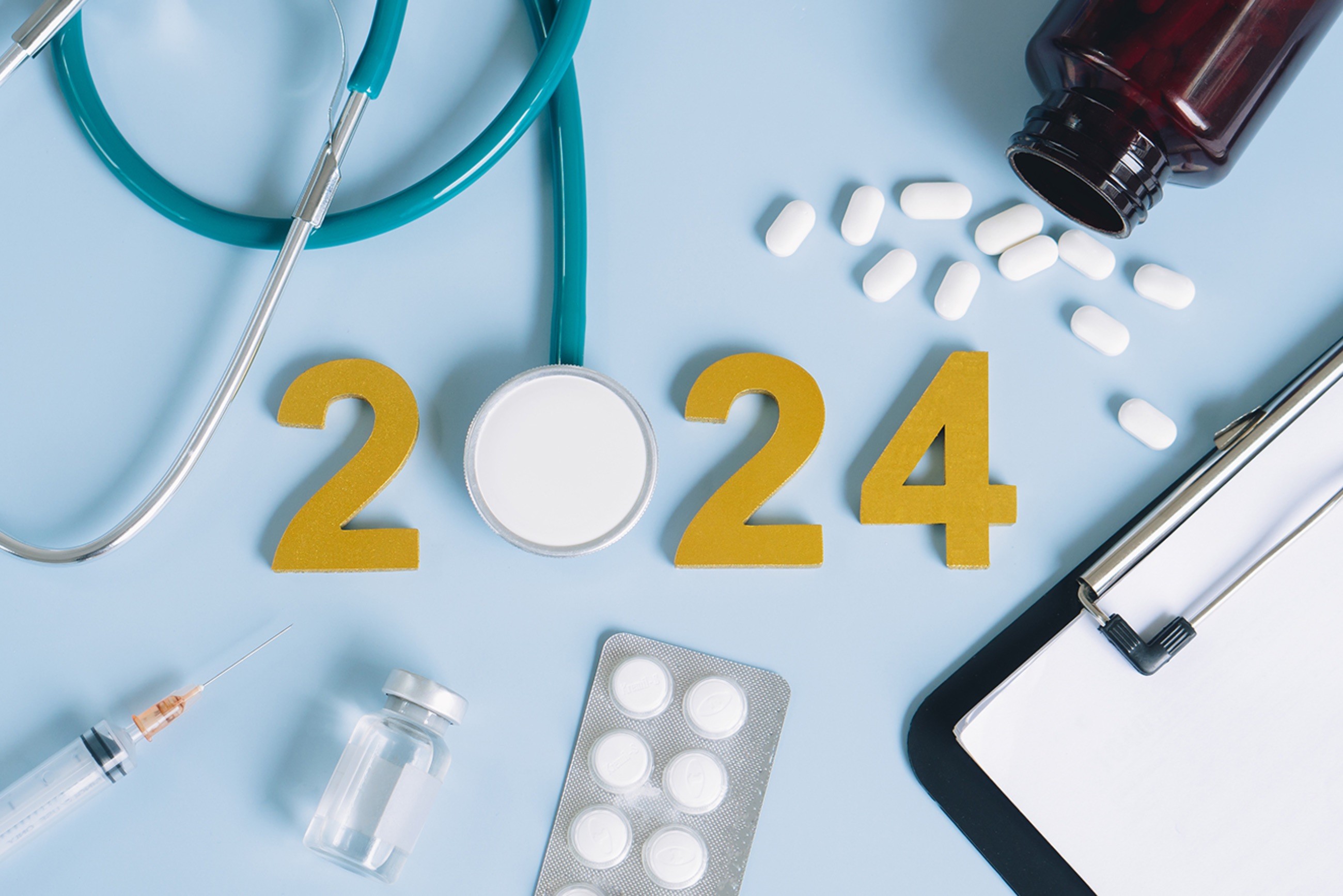 A visual representation of the CMS's final Calendar Year 2024 Physician Fee Schedule, which extends the use of virtual direct supervision in healthcare.