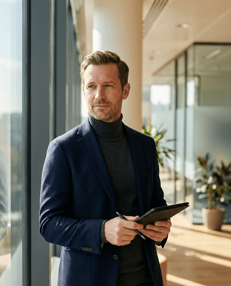 Woman with shoulder-length dark hair wearing a brown sweater, smiling at the camera.