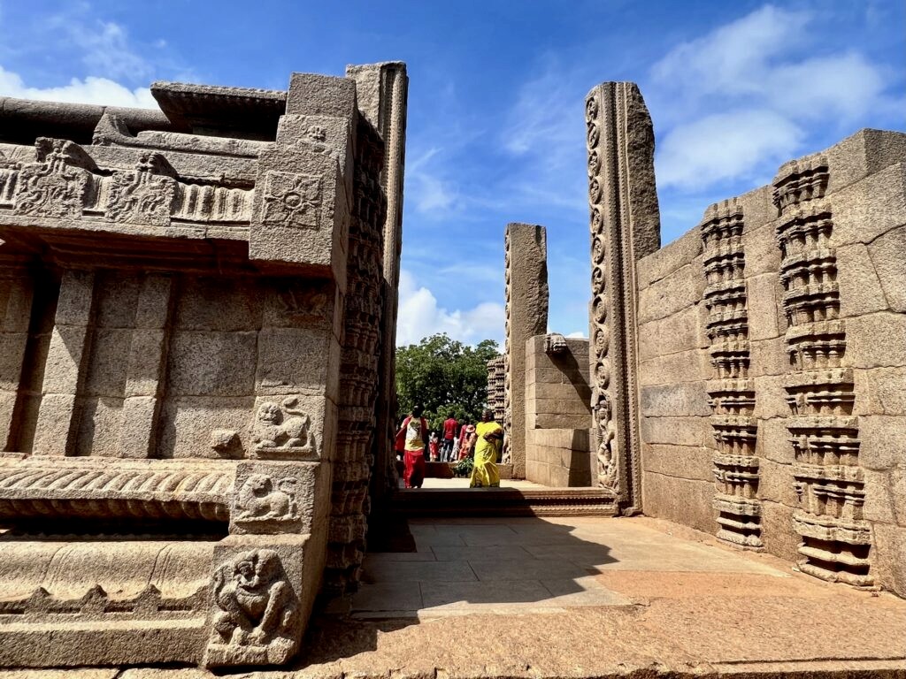 An unfinished structure in Mahabalipuram.