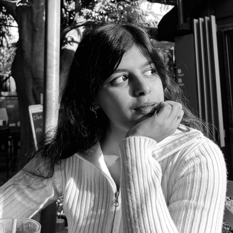 A portrait of Ananya Tatwadi, a student from India, who is part of the class of 2027.