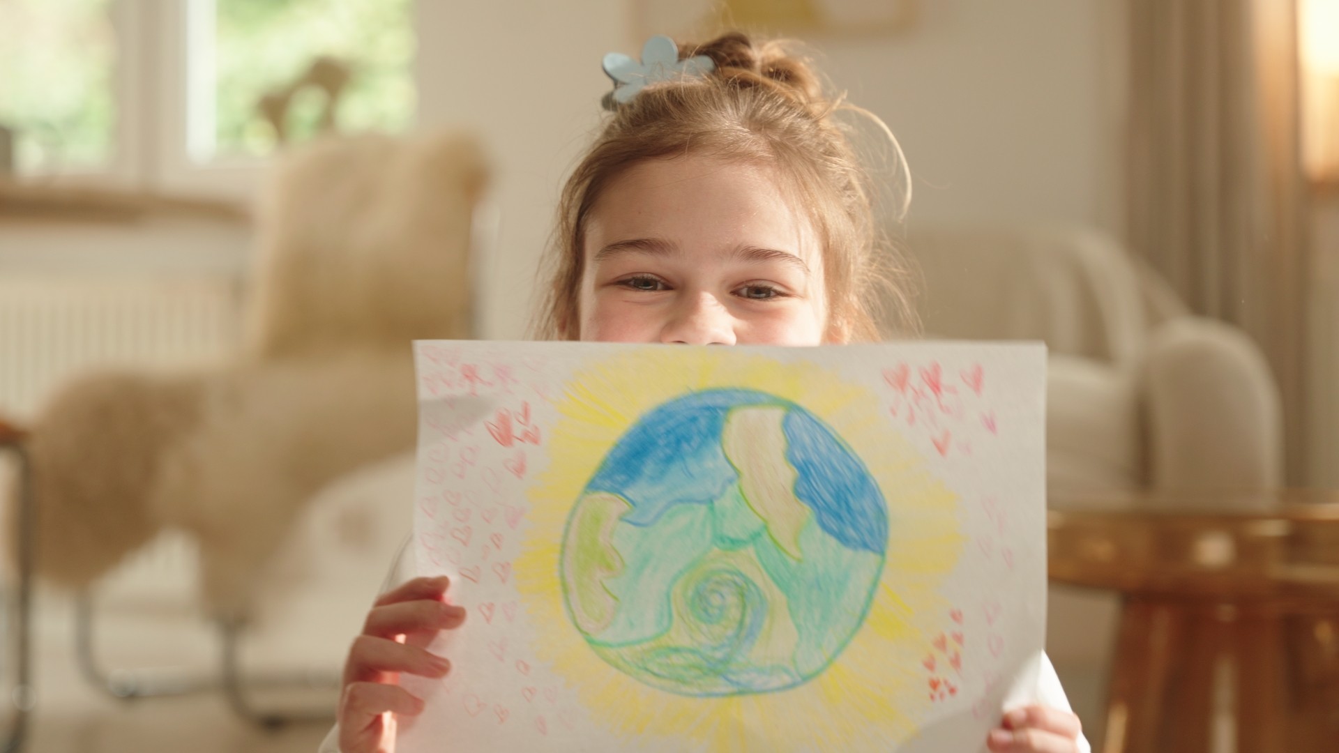 Minimalist lemon product photo with glass cup on pastel yellow background