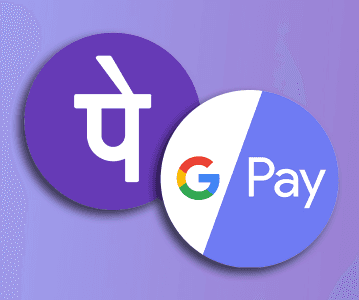 PhonePe and Google Pay Illustration