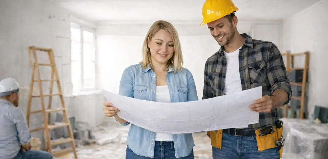 Ολική ανακαίνιση σπιτιού με μελέτη, σχεδιασμό και πλήρη υλοποίηση