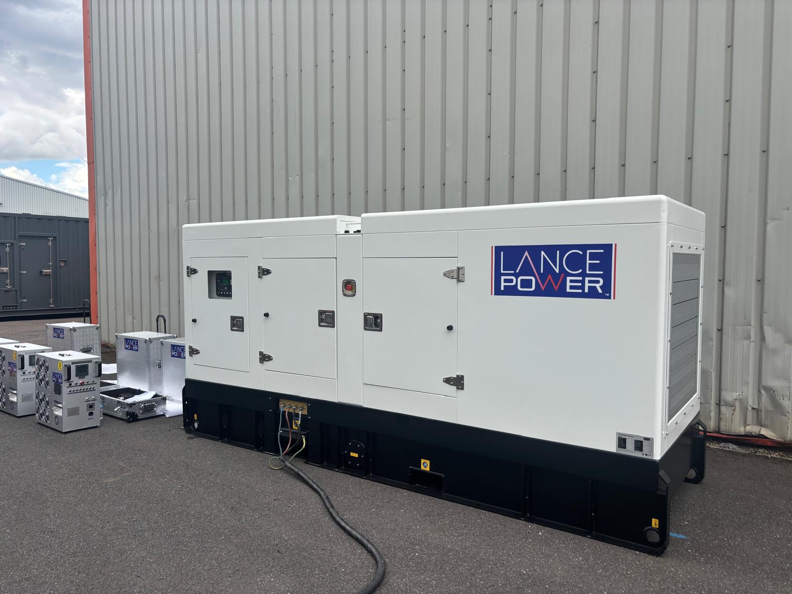 Lance Power generator with portable load testing equipment