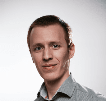 man in gray button up shirt