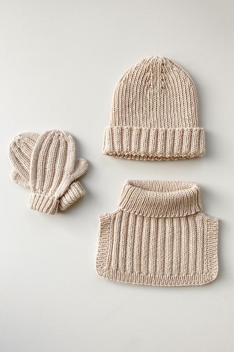 Simple Rib Set knitting pattern by Jord Clothing