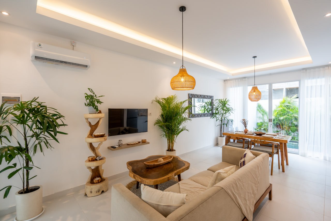 A 2-bedroom villa in a boutique complex in Canggu, Padonan