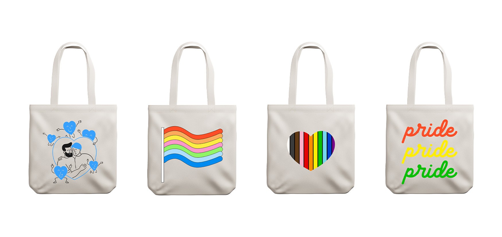 a picture of pride-themed totebag