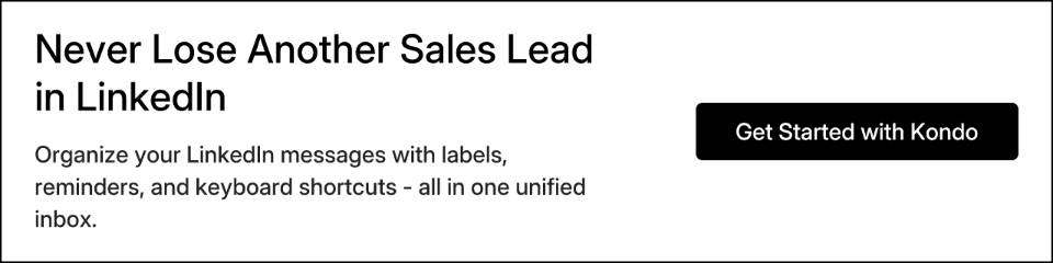 Never Lose Another Sales Lead in LinkedIn