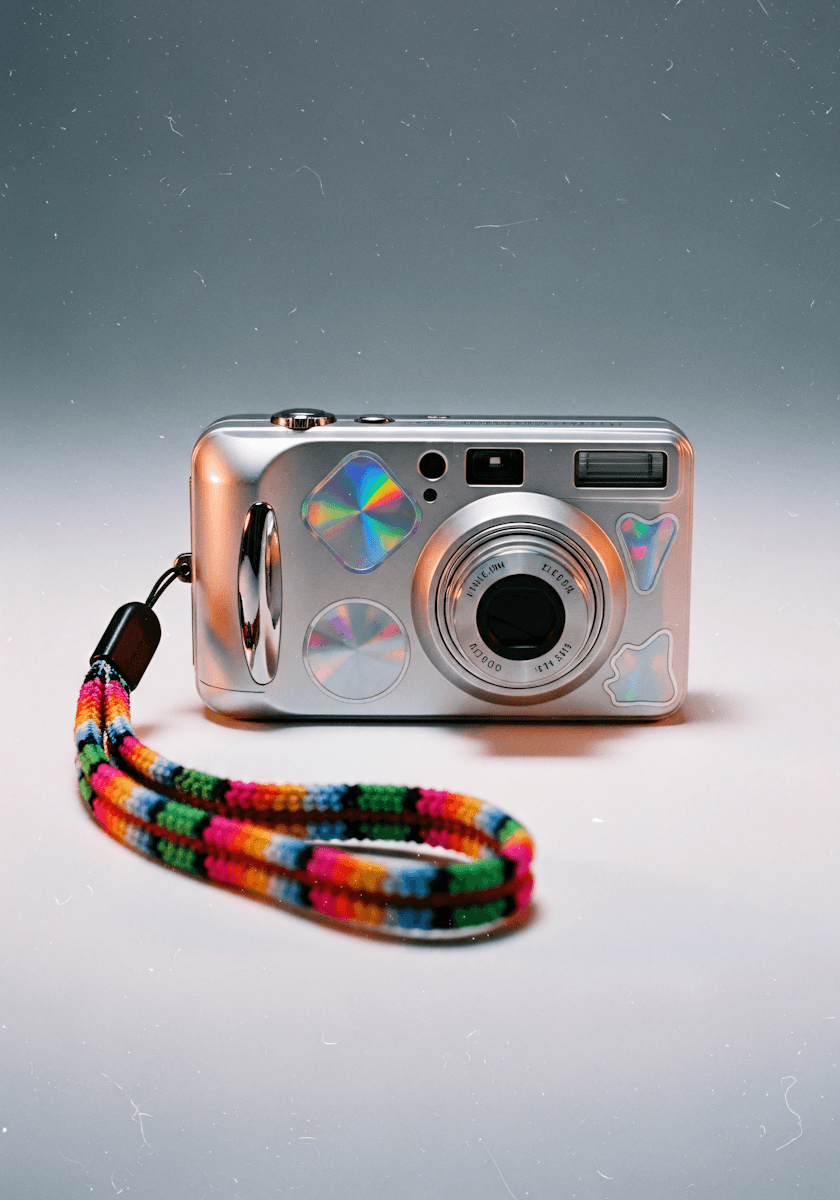 silver camera