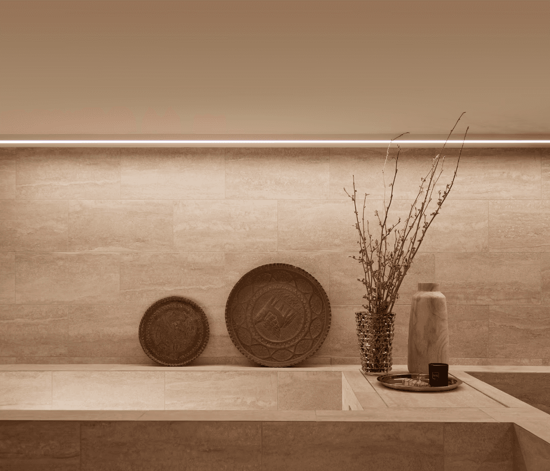 Spacious yoga studio with clean floors and calming ambiance.