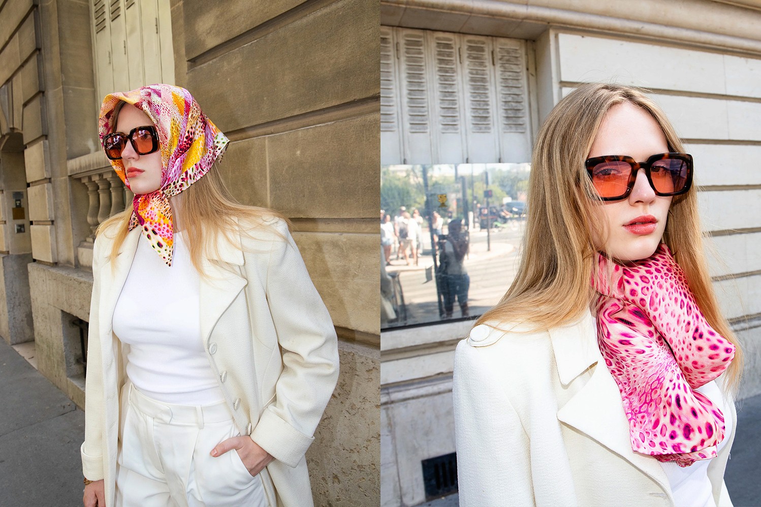 bylauuu-studio-directrice-artistique-carré-de-soie-rose-cheetah