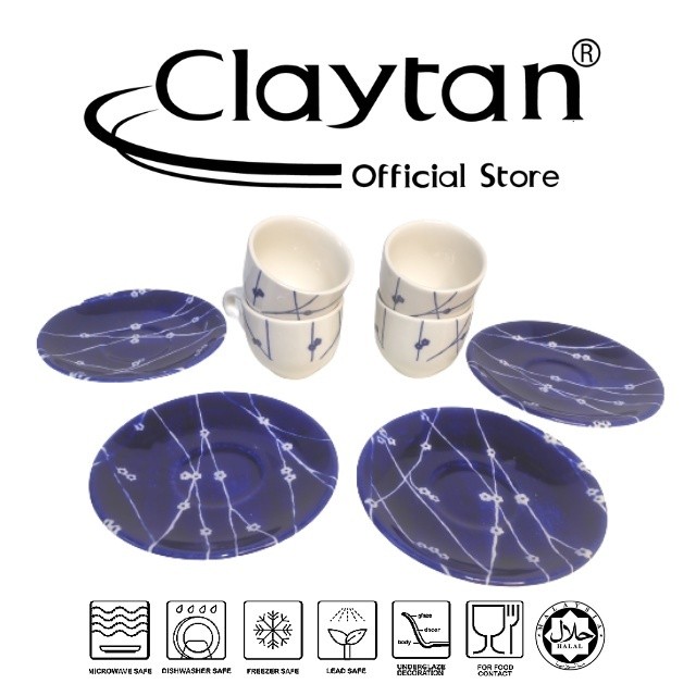 4 pax 8 pcs Cup & Saucer Set