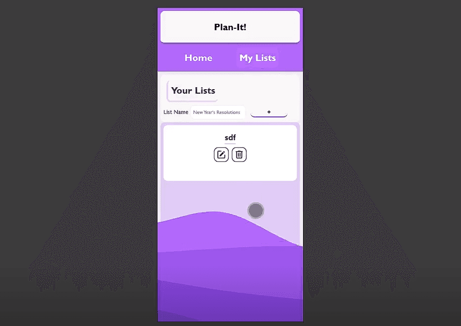 Plan-It! mobile site