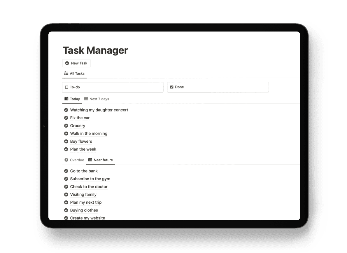 20+ Best Notion To-do list Templates