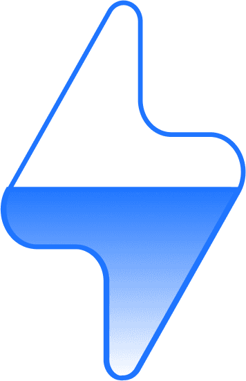 Blue abstract shape for Casa Verde Framer template design.