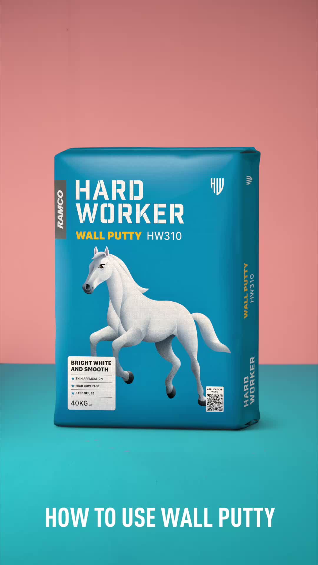 How to use Hard Worker Wall Putty for smoothening and leveling wall surface