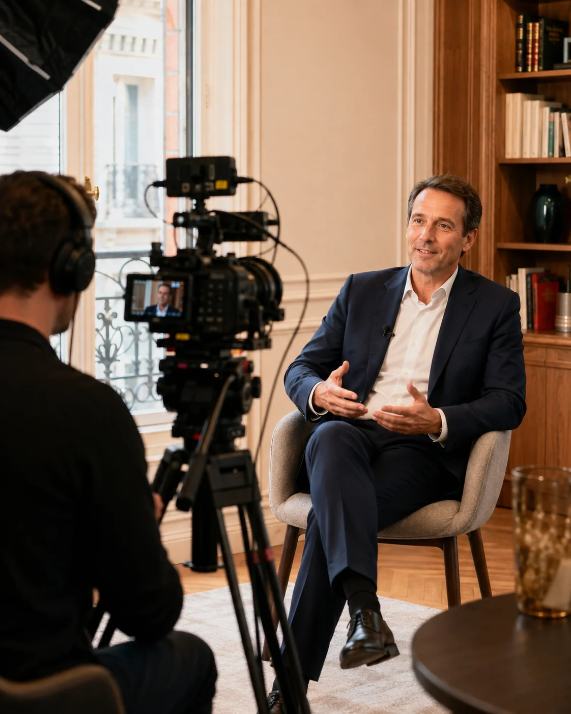 Tournage vidéo dans un environnement professionnel