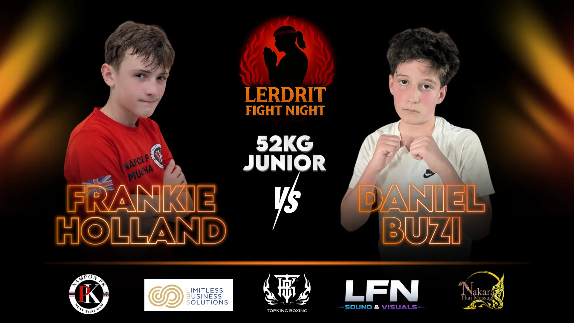Frankie Holland vs Daniel Buzi | Lerdrit Fight Night