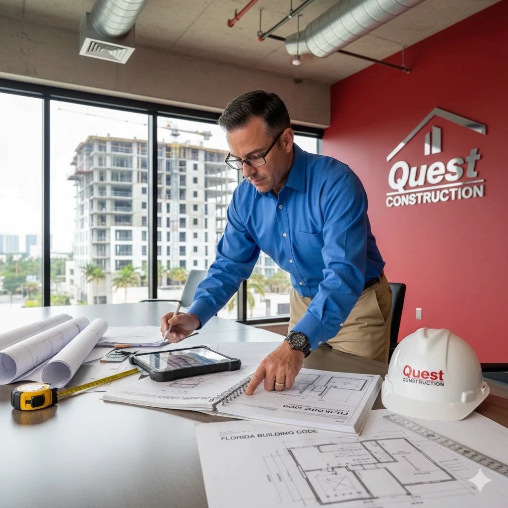 Construction expert reviewing Florida Building Code Chapter 4 structural requirements