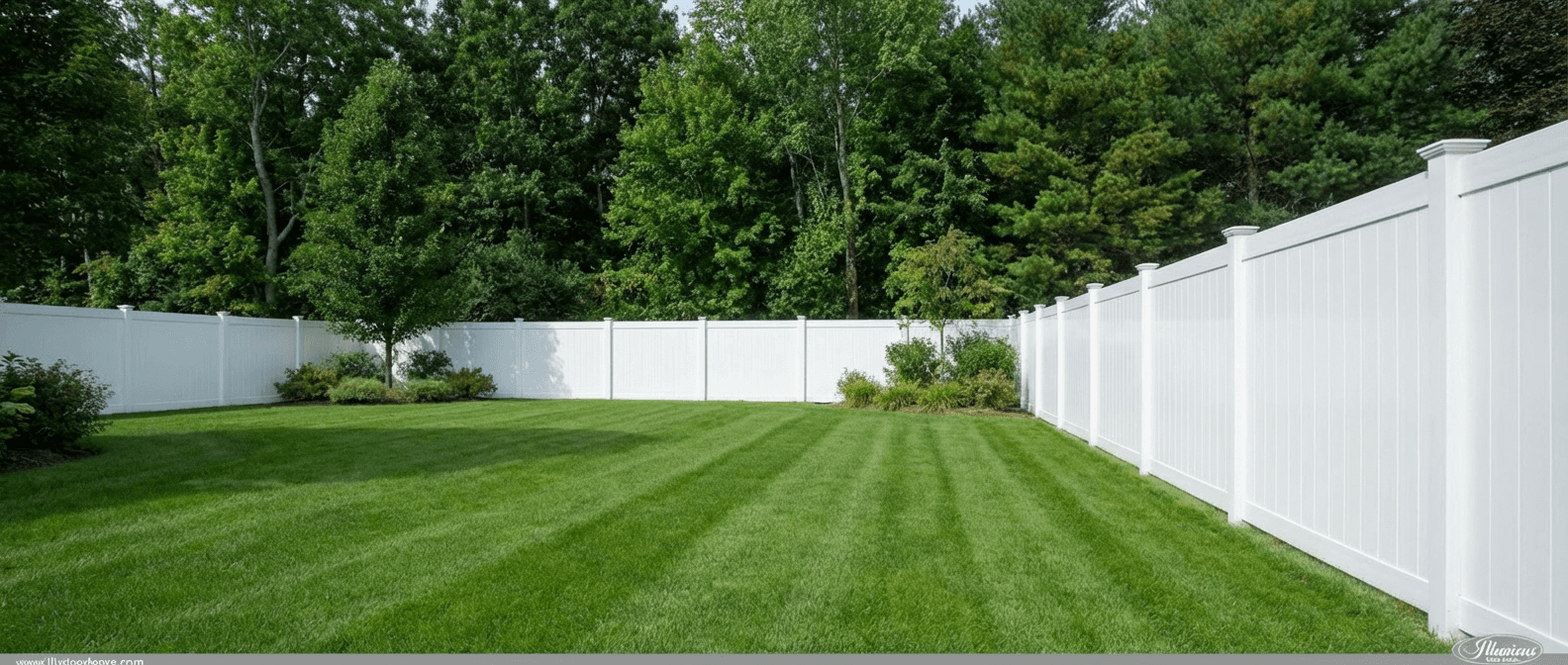 BlueArc Fencing White Vinyl Privacy Fence Installation in Ohio