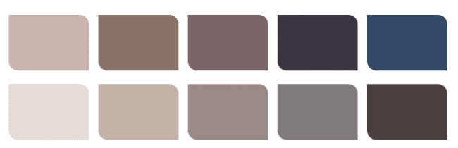 heart wood kleurenpalet