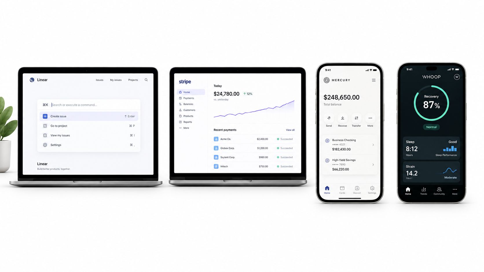 Screenshot from https://linear.app