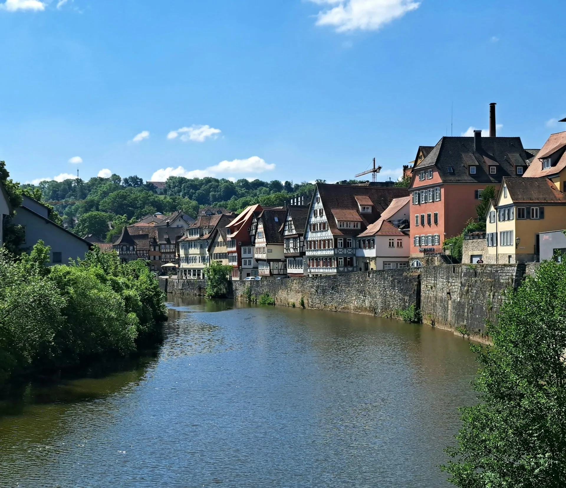 Schwäbisch Hall aus der Vogelperspektive mit AeroScan Drohnenaufnahmen