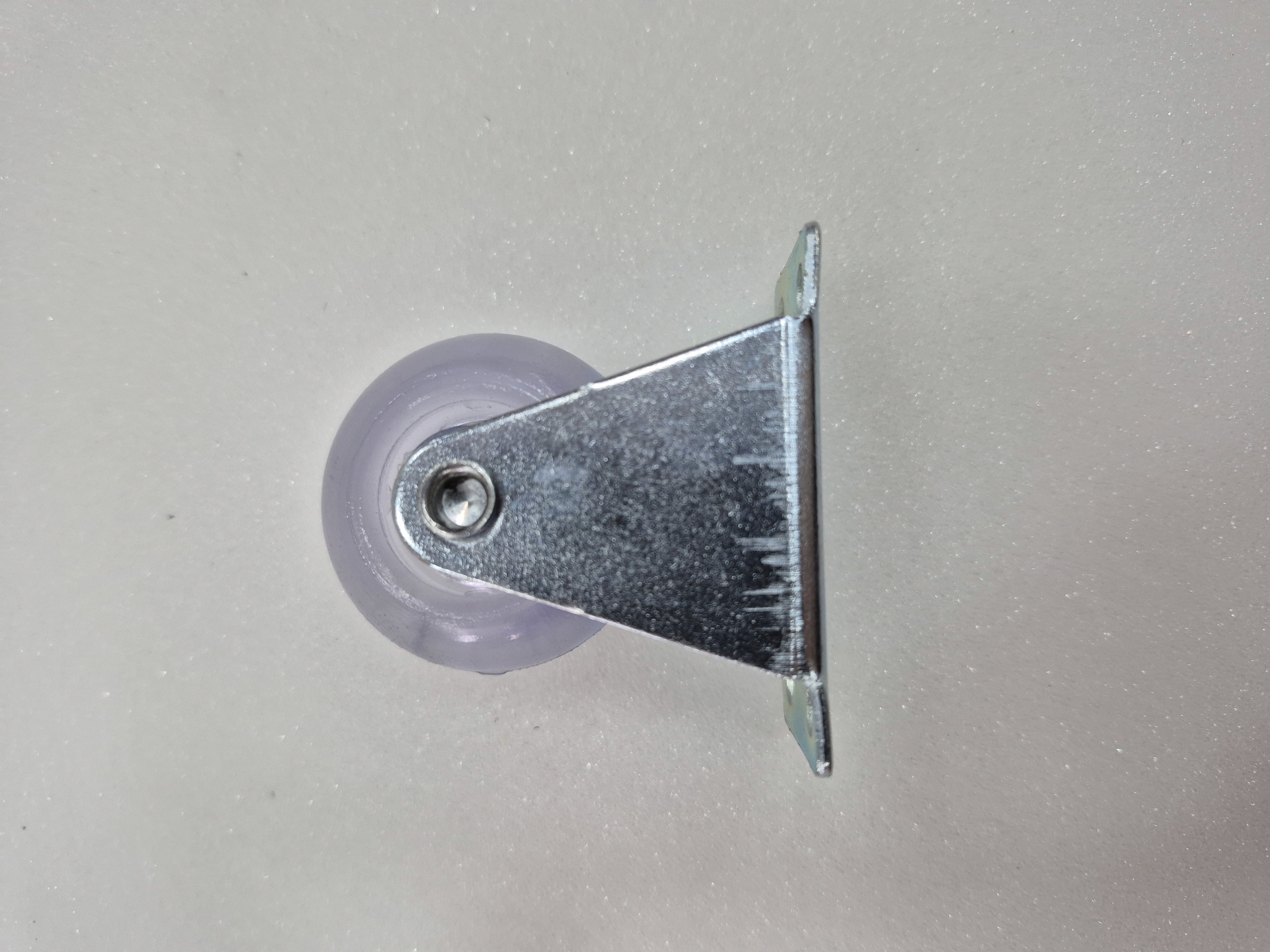 rodizio fixo transparente 3,5cm