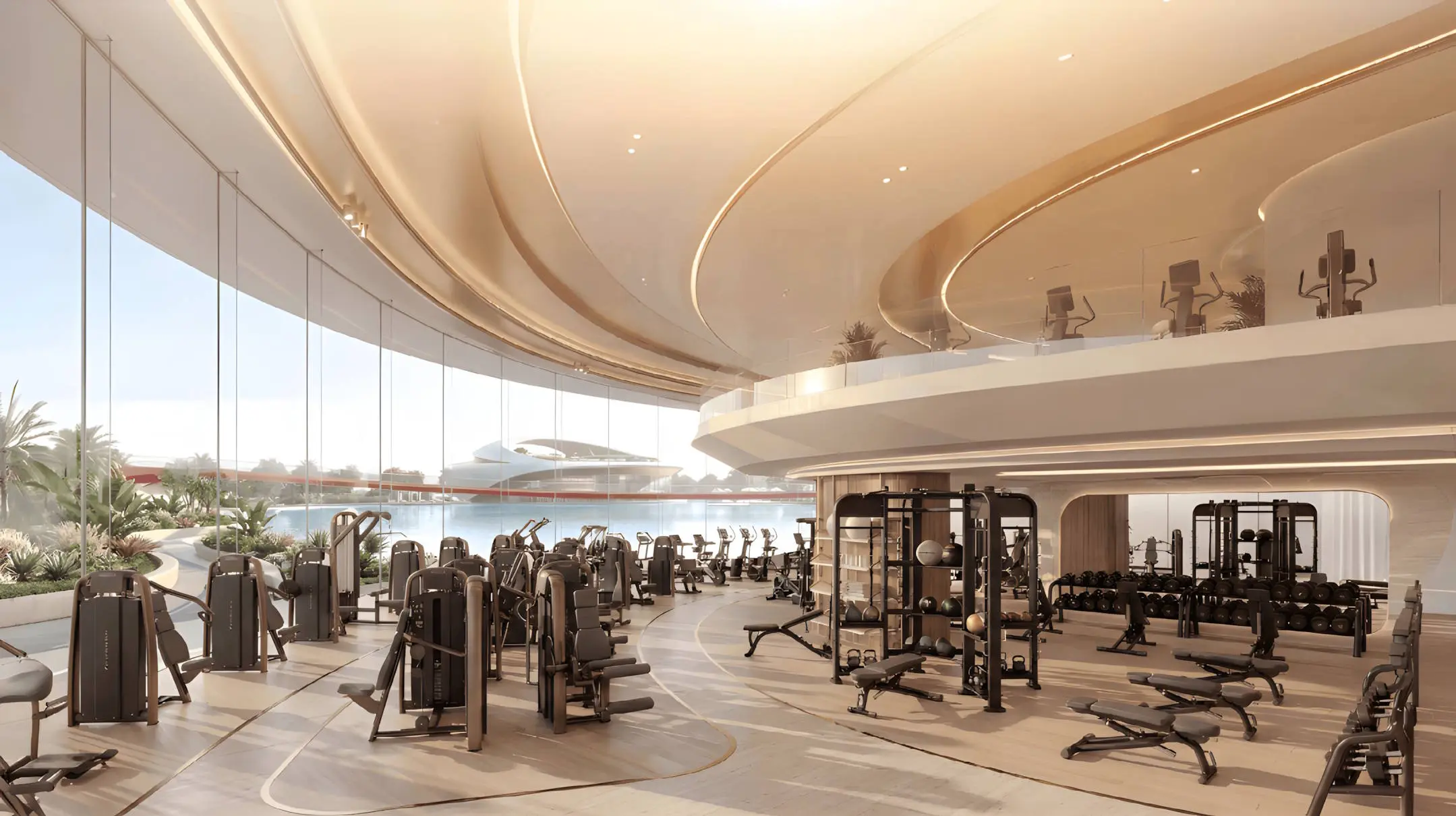 State-of-the-art community gym view. Contact our property consultants for premium listing details.