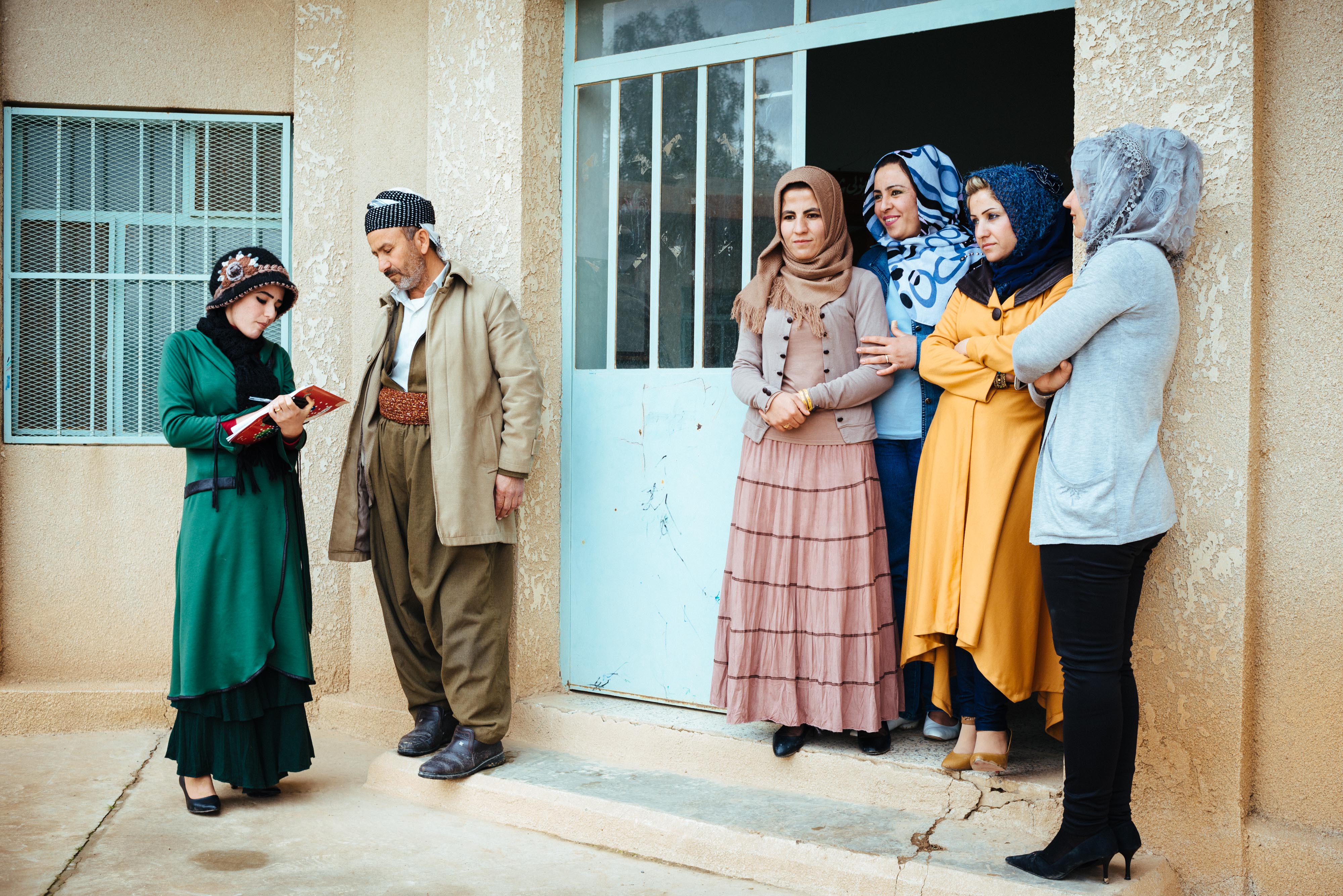 Women's health worker, Iraqi Kurdistan, 2014