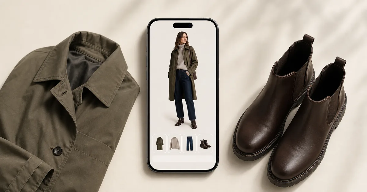 Cold weather commute outfit with coat, knit and boots