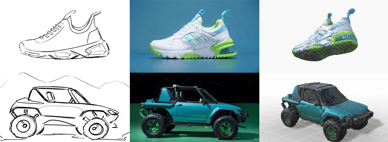 Vizcom transforms sketches into renderings and 3D models of shoes and off-road vehicles