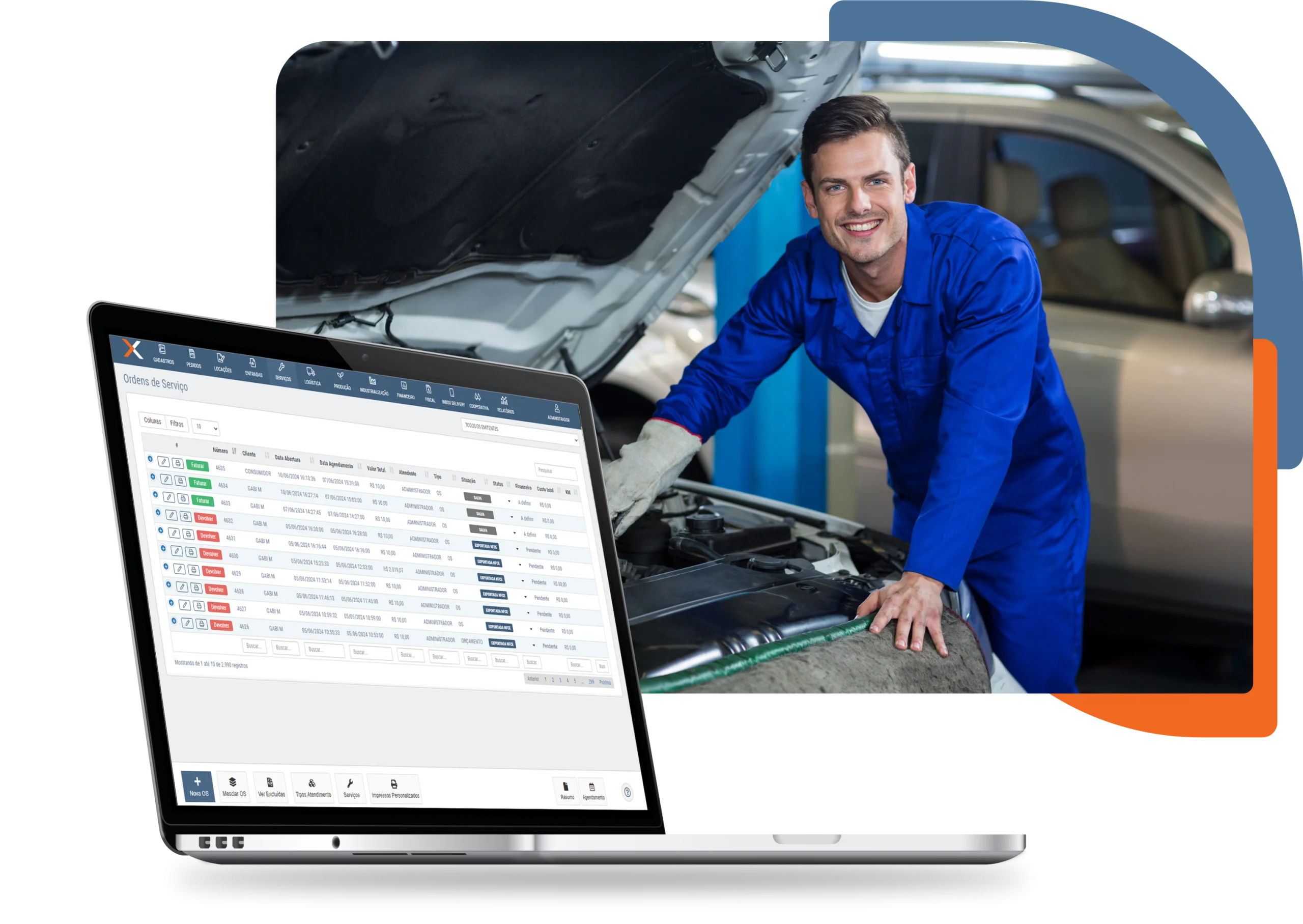 O ERP que transforma sua Oficina Mecânica em um negócio eficiente — Linvix