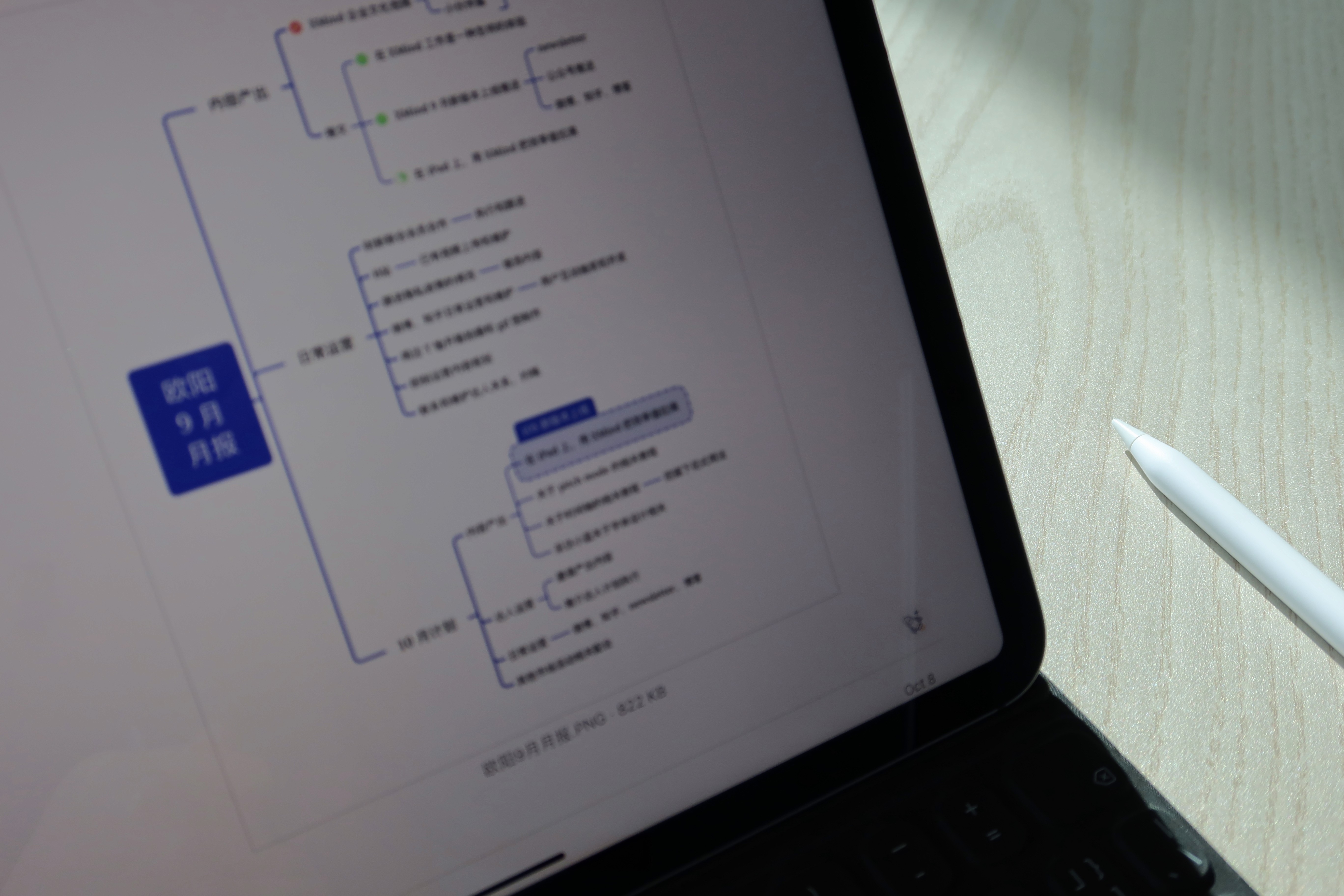 iPad 上的思维导图