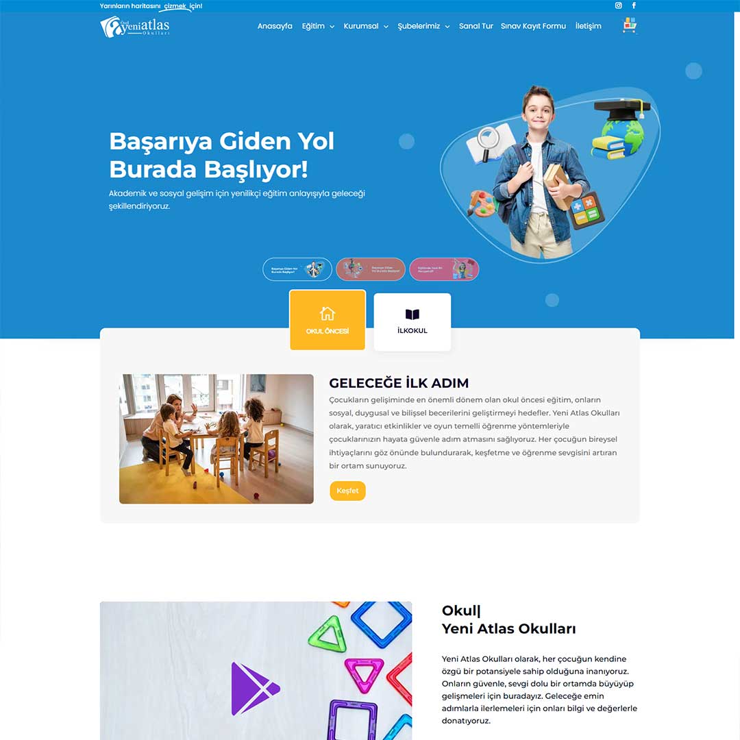 Ein bild von der Webseite www.yeniatlasokullari.com